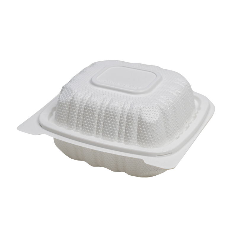 Wave Hinged Lids Take Out Container - Recyclable Packaging