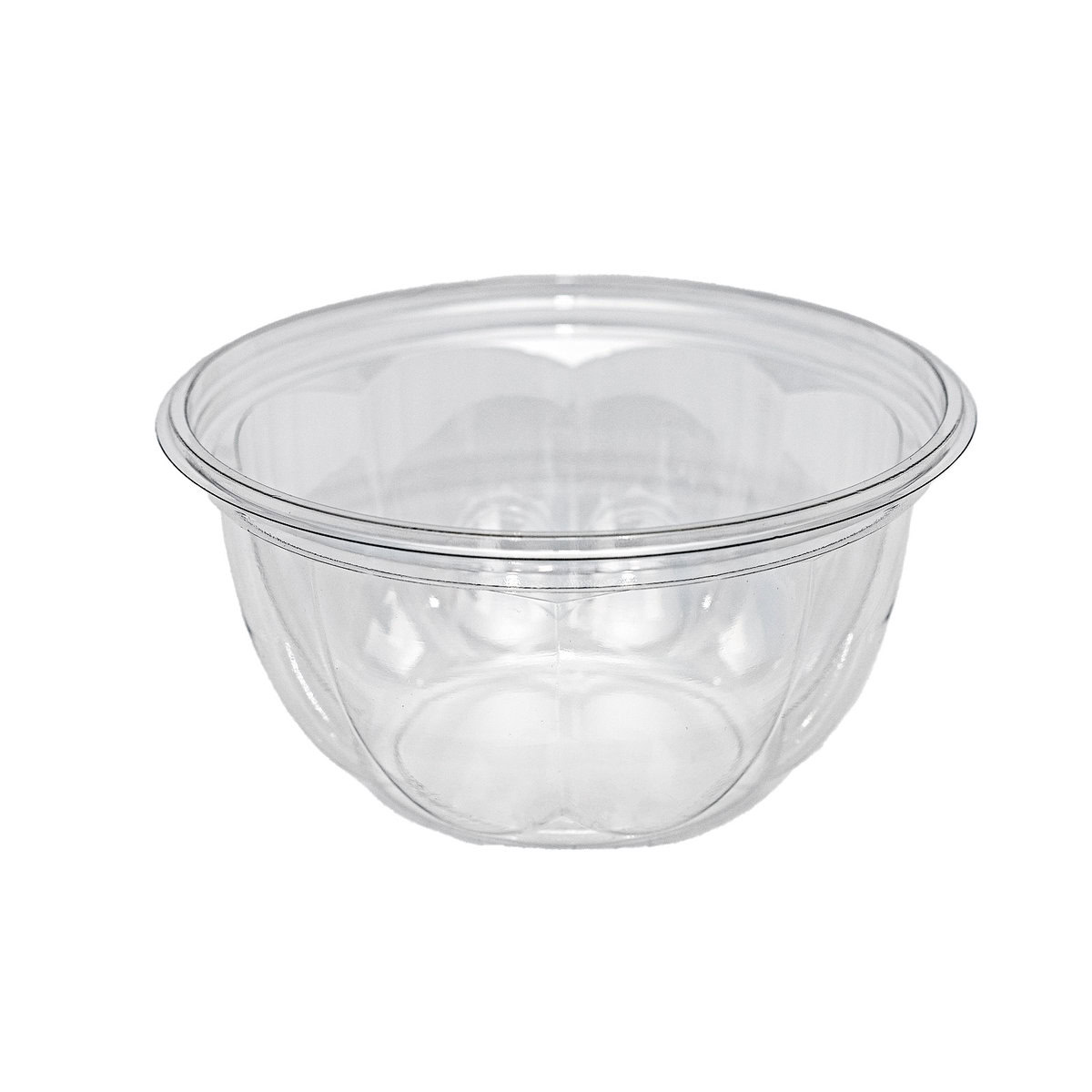 Clear Round Salad Bowls