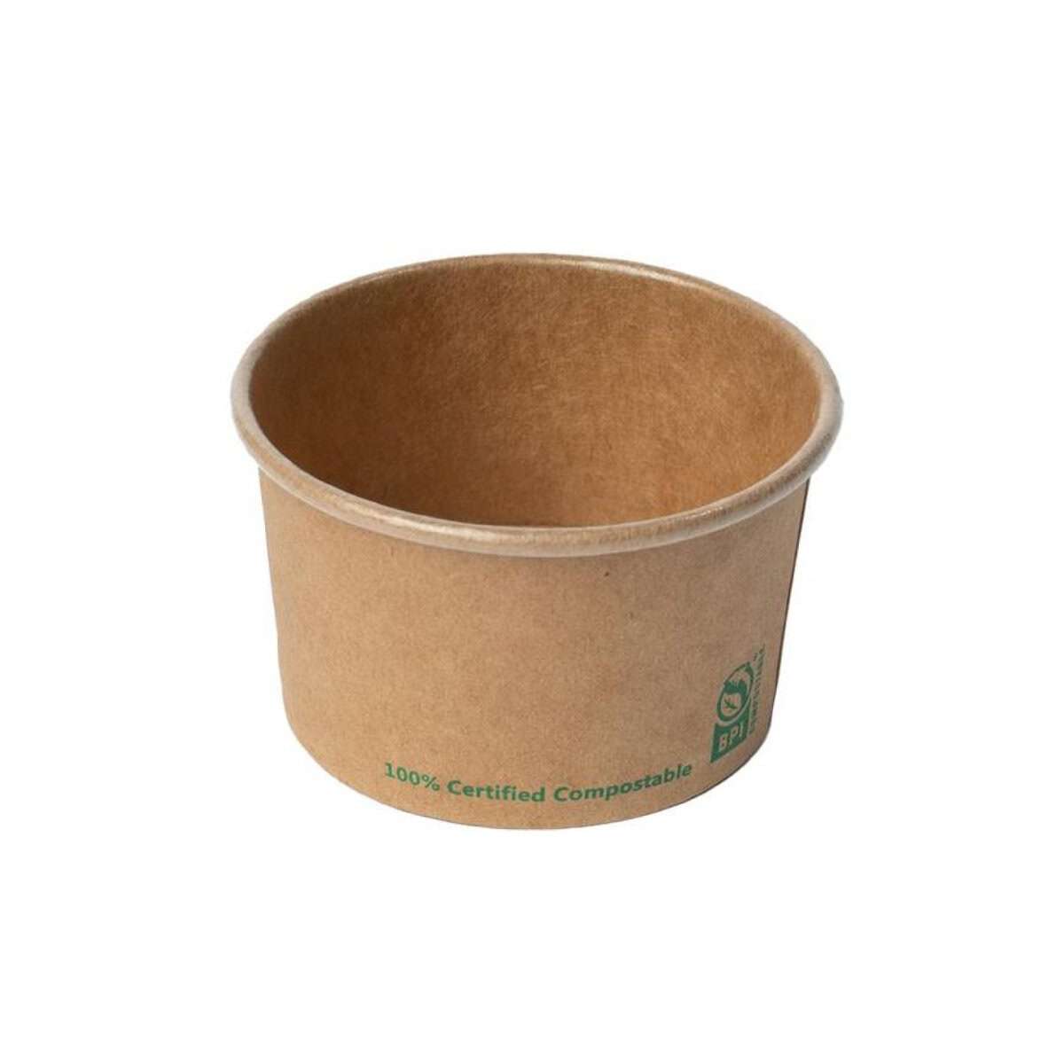 Compostable Kraft Paper Food Bowls & Lids