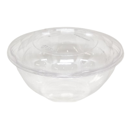 Compostable Clear Round Salad Bowls